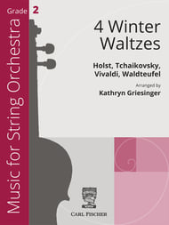 4 Winter Waltzes Orchestra sheet music cover Thumbnail